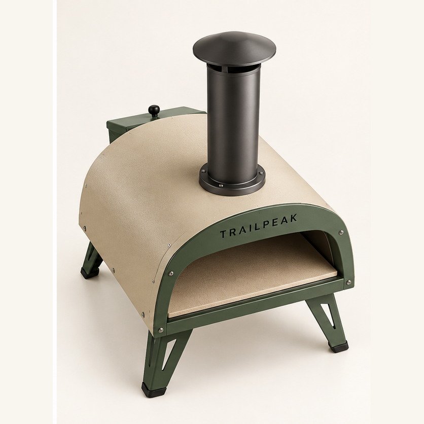 TRAILPEAK Scout 12 Wood-Pellet Pizza Oven — detail view