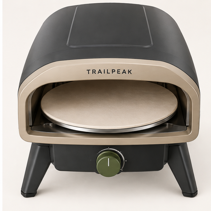 TRAILPEAK Orbit 14 Rotating-Stone Pizza Oven — detail view