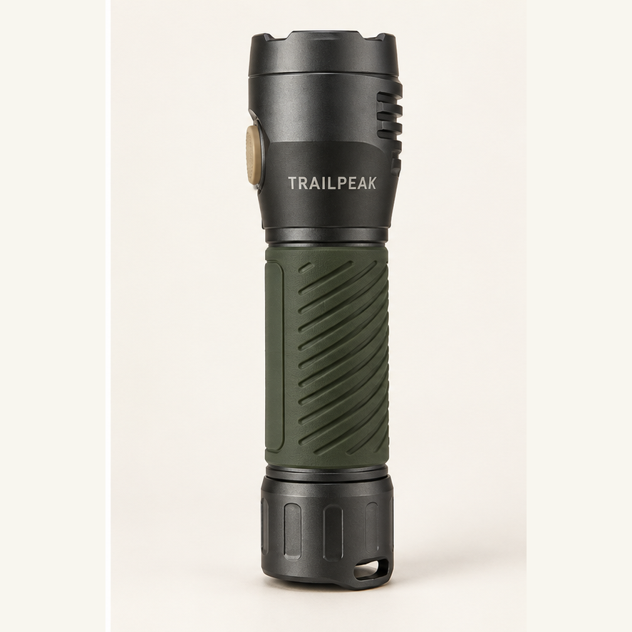 TRAILPEAK Signal Rechargeable Flashlight — detail view