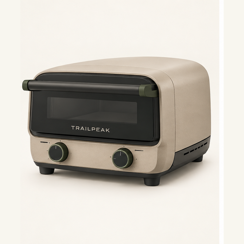 TRAILPEAK Hearthline Electric Pizza Oven — front view