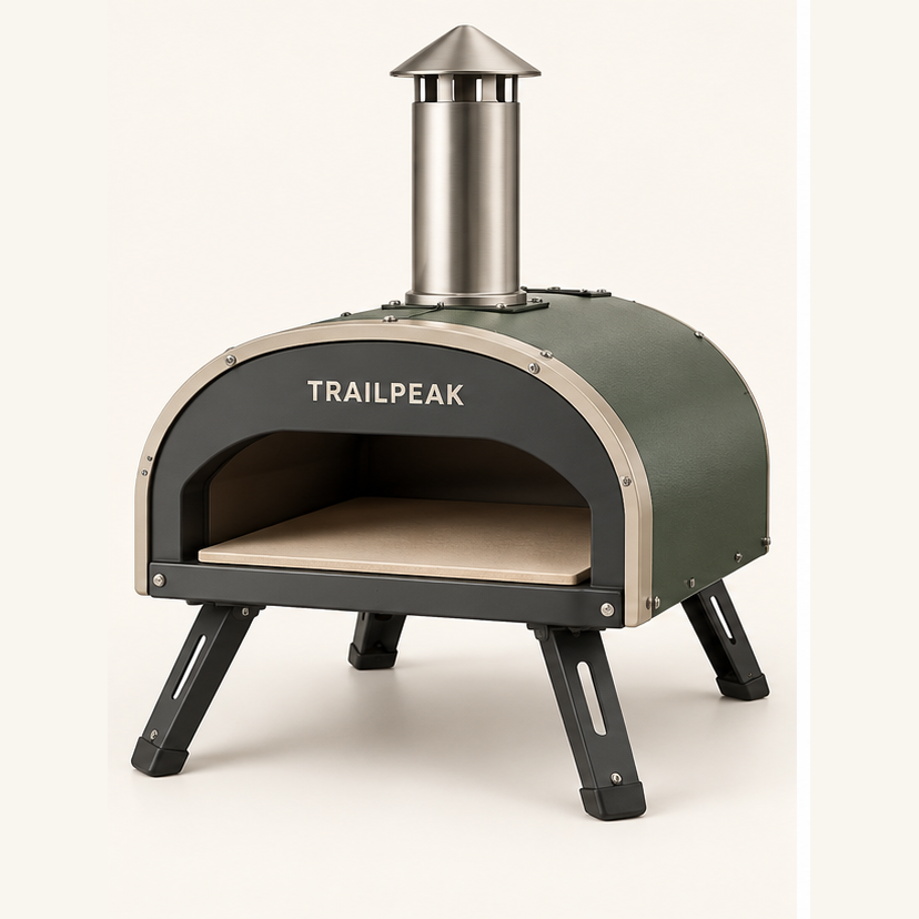 TRAILPEAK Nomad 12 Multi-Fuel Pizza Oven — front view