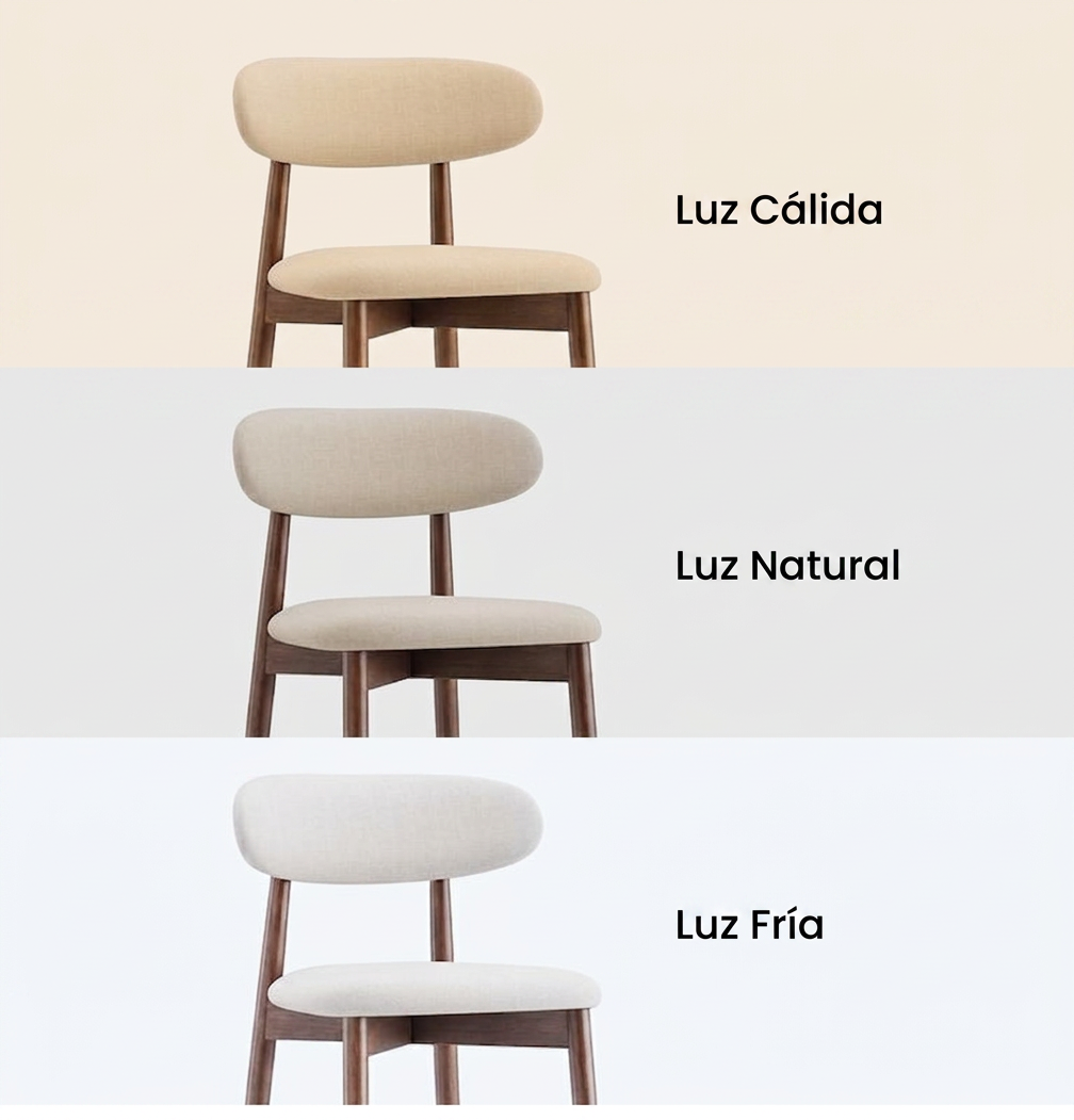 Juego de 2-Silla de Comedor Tapizada Moderna con Madera Natural, Tela de Alta Calidad y Respaldo Ergonómico, Silla Cómoda y Elegante para Comedor, Cocina, Salón, Dormitorio y Oficina