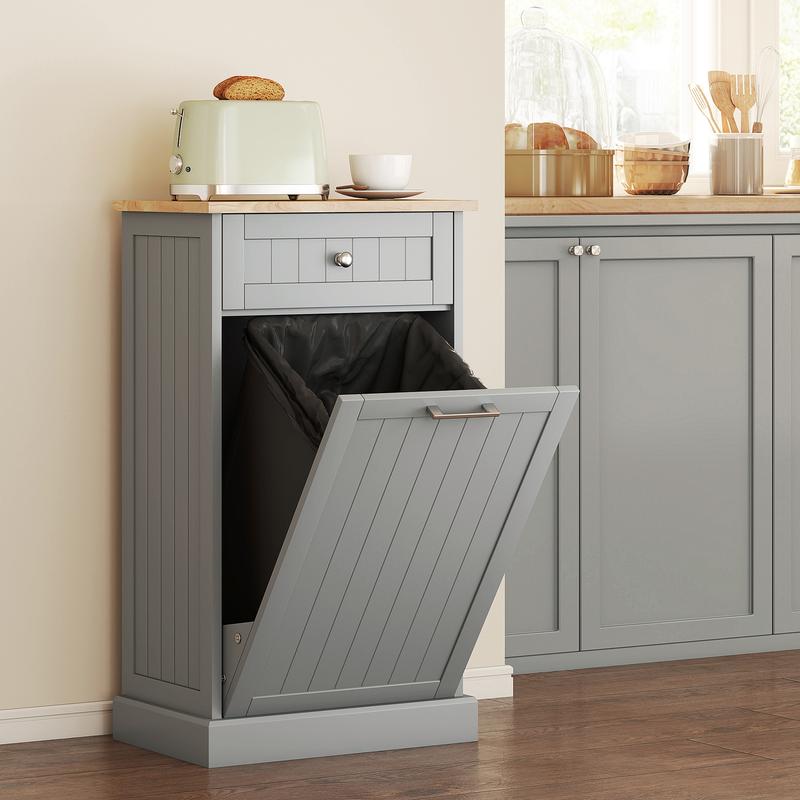 Mueble para cubo de basura con cajón Kitclt Out-Envío gratis