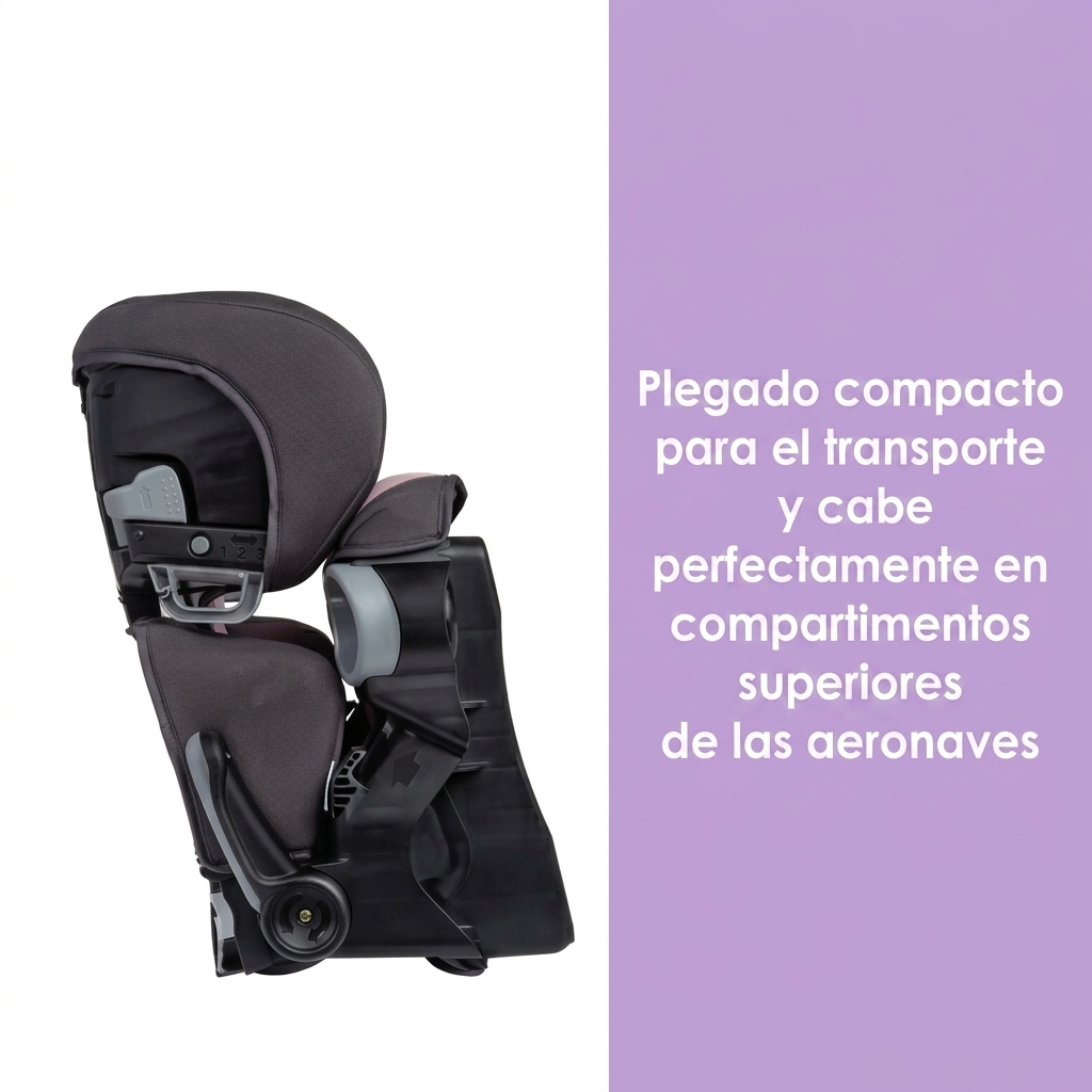 Silla infantil 2 en 1 ECE R129, plegable y ligera, con protección lateral para el coche-Envío gratis