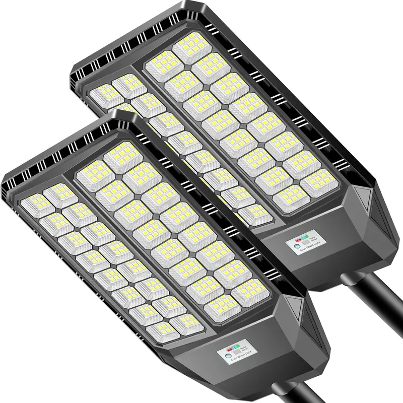 Farola solar para exteriores: del anochecer al amanecer, IP66