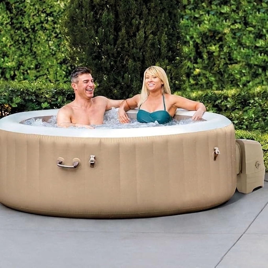 Spa hinchable Bubble Massage Sahara 4 personas