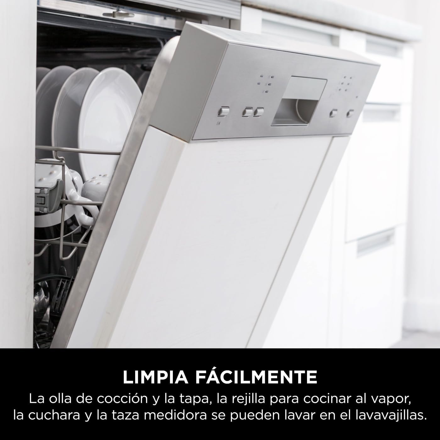 Olla arrocera y olla de cocción lenta multifuncional 8 en 1 (6L)-Envío gratis