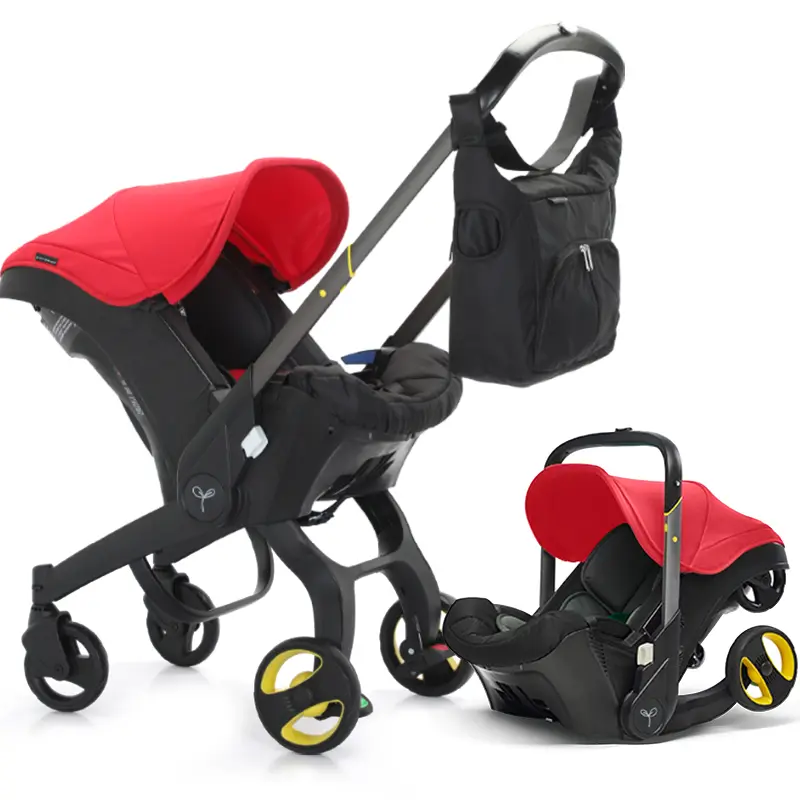 Cochecito plegable para bebé con bolso de regalo – Seguridad de 5 puntos