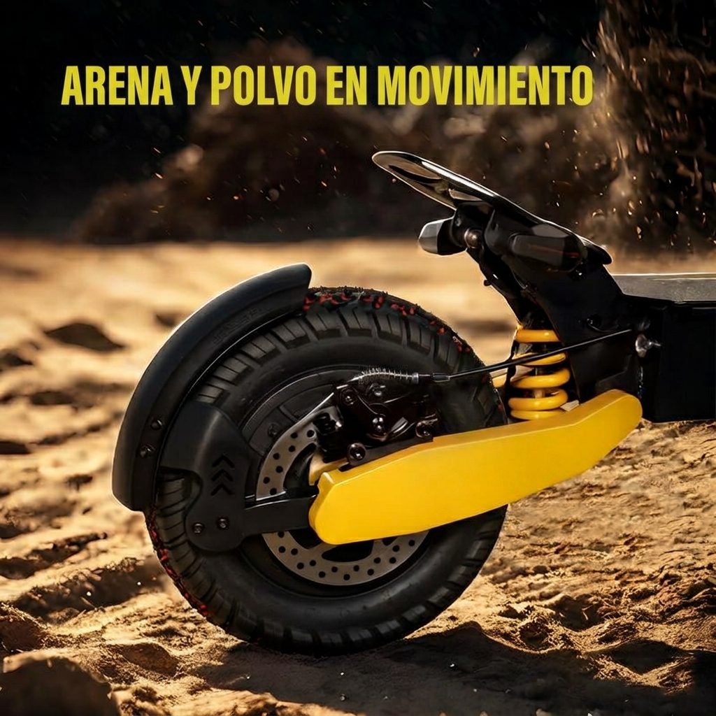 Patinete eléctrico todoterreno, potente motor de 1200 W, velocidad máxima de 48 km/h, autonomía de 32 a 64 km, se pliega en 3 segundos, capacidad de carga máxima de 150 kg, doble amortiguación, patinete eléctrico todoterreno plegable.