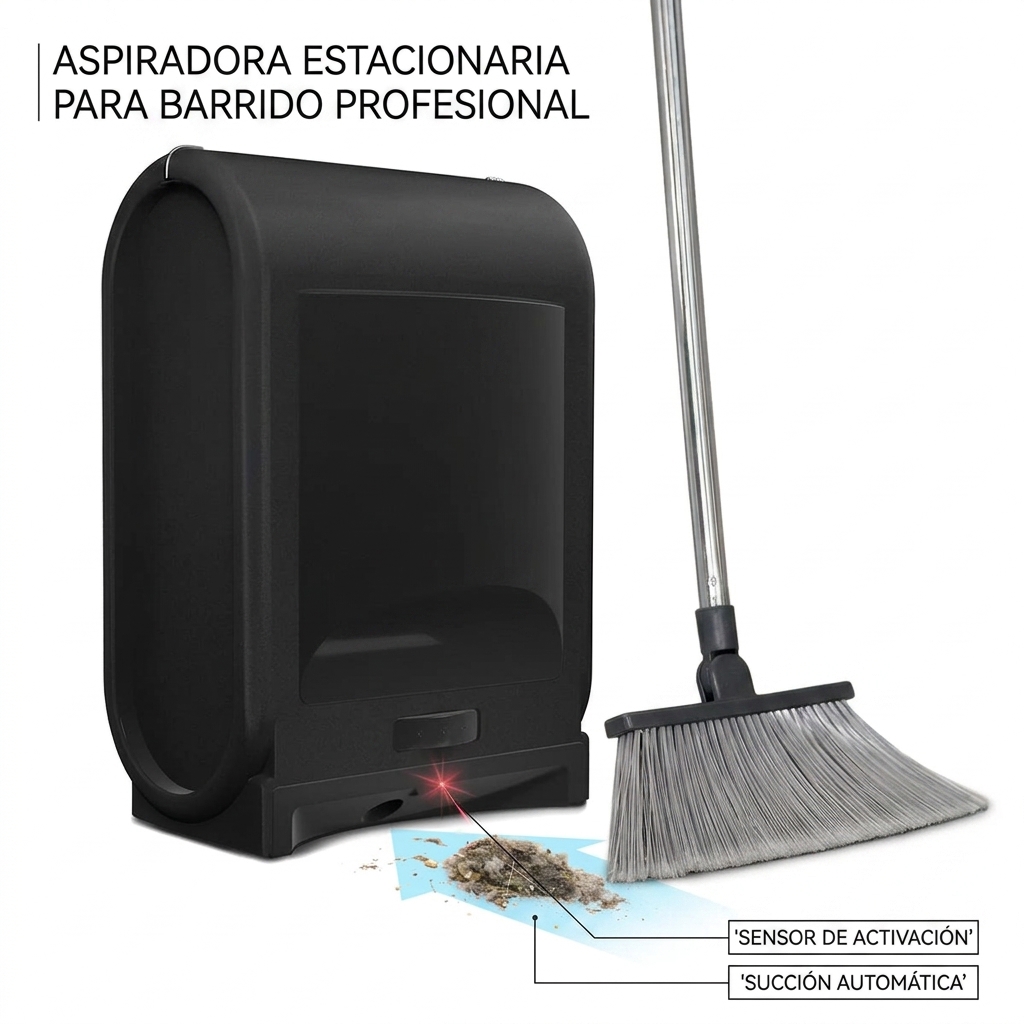 Aspiradora inteligente con sensor: 1400 W de potencia, 23 kPa de potencia de succión.