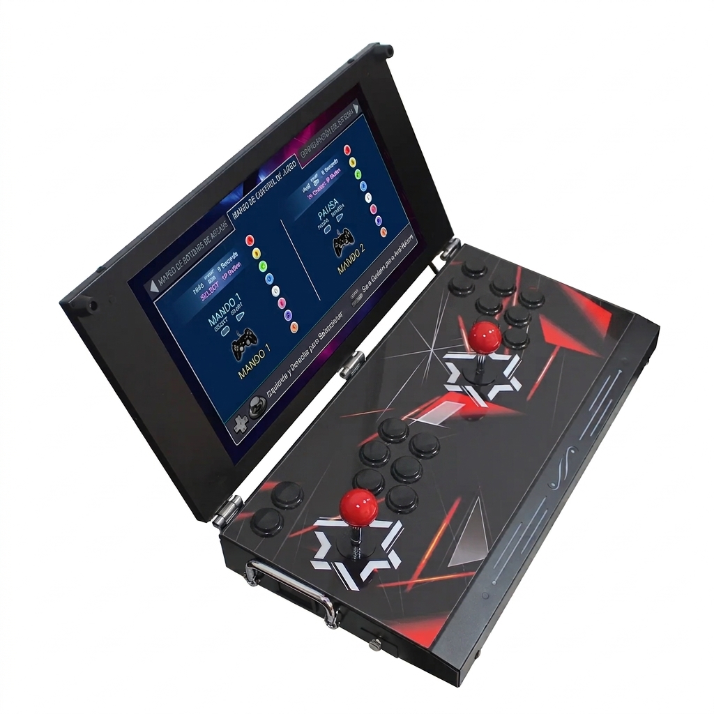 Consola de videojuegos arcade portátil 9800 en 1