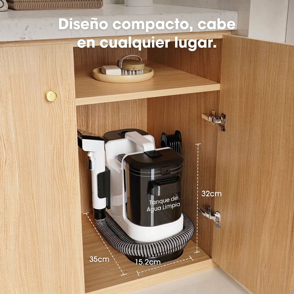 Máquina de limpieza de tapicería: limpieza profunda de sofás y alfombras