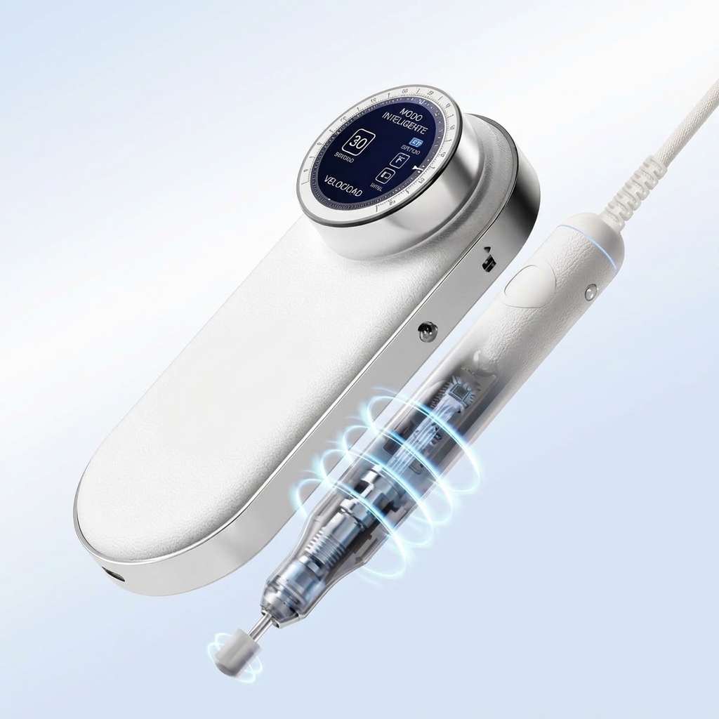 Pulidora de uñas eléctrica profesional, 50.000 RPM, recargable, con modo silencioso por IA y mango de 3 mm de diámetro, parada automática, segura y fiable. Ideal para técnicos de salones de uñas como herramienta y consumible. Dimensiones: 171 mm × 68 mm ×