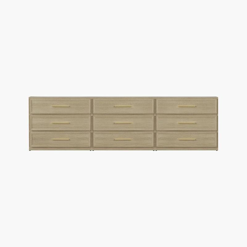 Mesita de noche extragrande, mesita de noche alta con 3 cajones, estilo moderno, tiradores dorados, adecuada para dormitorios, sofás, oficinas, residencias estudiantiles y decoración del hogar.
