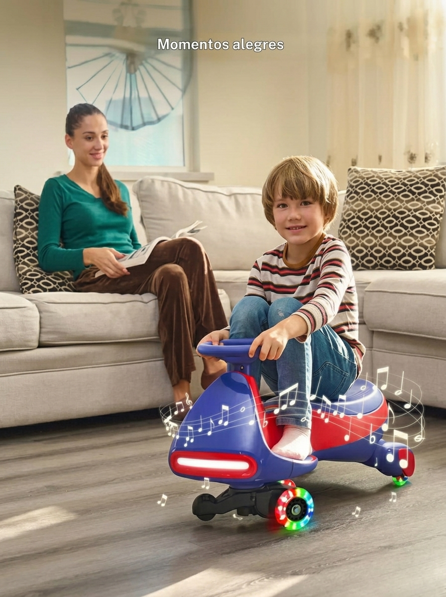 Bicicleta eléctrica infantil de 12 V con pedales, batería, función CyberWiggle, cochecito 2 en 1, 2 velocidades, ruedas antideslizantes con luces intermitentes, conectividad Bluetooth, apta para niños de 3 años en adelante, capacidad de peso máximo de 150
