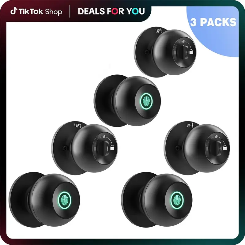 ¡2x1 Hoy!( 2Pac)⏰Cerradura inteligente para puerta EUERTE 3 en 1 con huella dactilar y control por aplicación