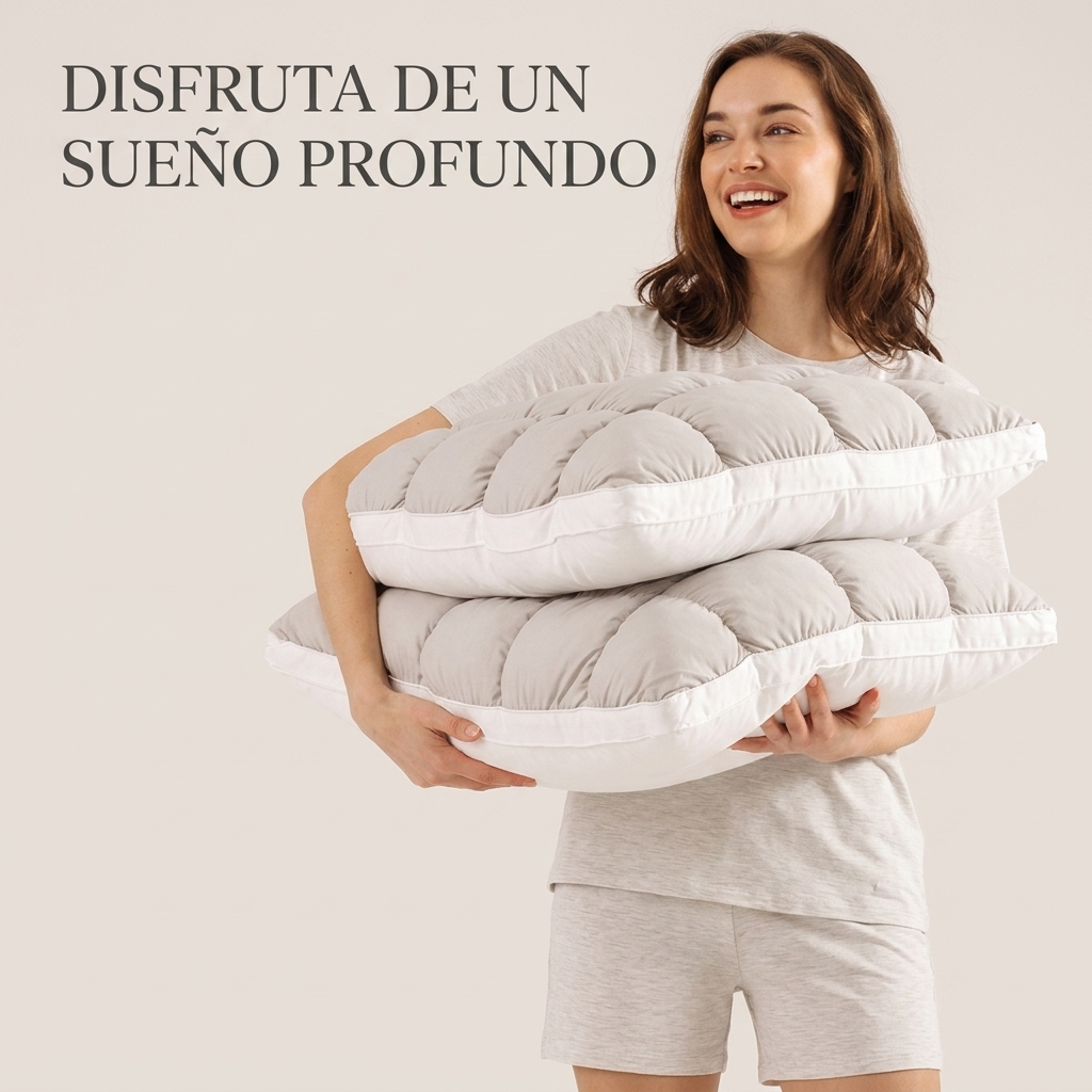 Juego de Cama Suave y Transpirable con Edredón Acolchado y 2 Almohadas Refrescantes, Conjunto de Cama Esponjoso y Cómodo