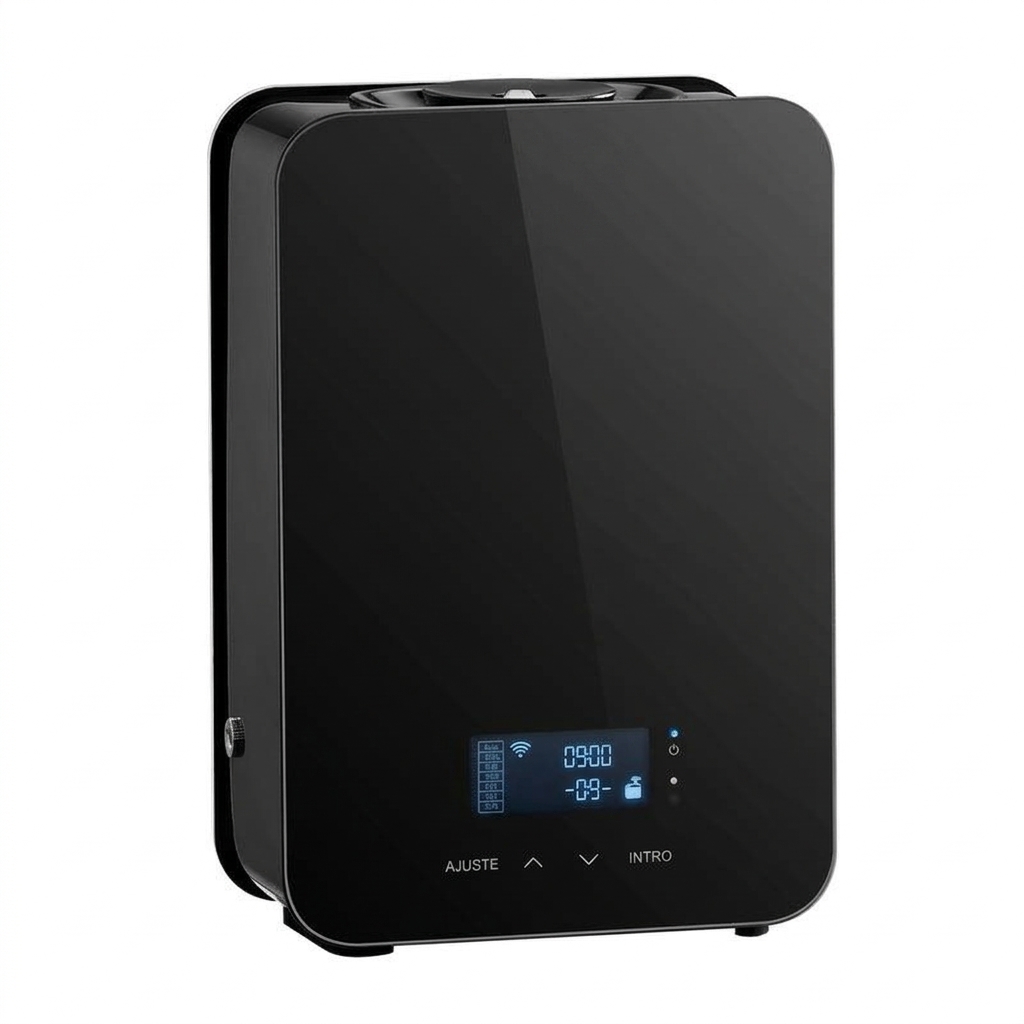Purificador de aire aromático, difusor de aceites esenciales inteligente Bluetooth de 180 ml, difusor de aromas HVAC sin agua de 2000 pies cuadrados, utiliza tecnología de aire frío, adecuado para uso en el hogar, la oficina y hoteles.