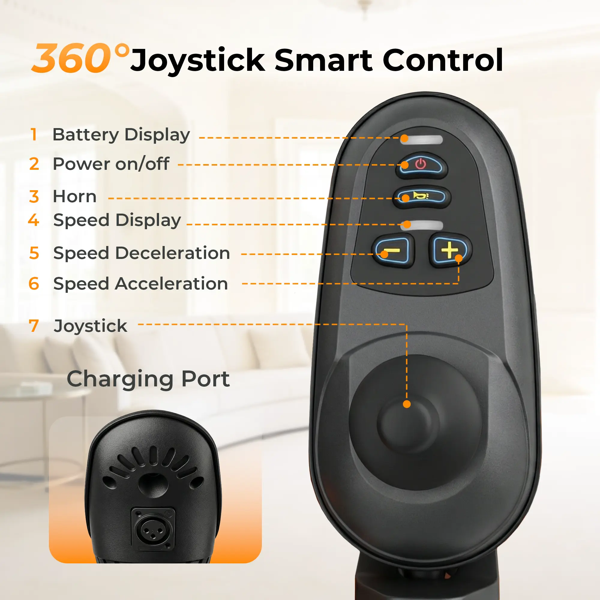 Silla de ruedas eléctrica Zygenair: ligera y plegable.