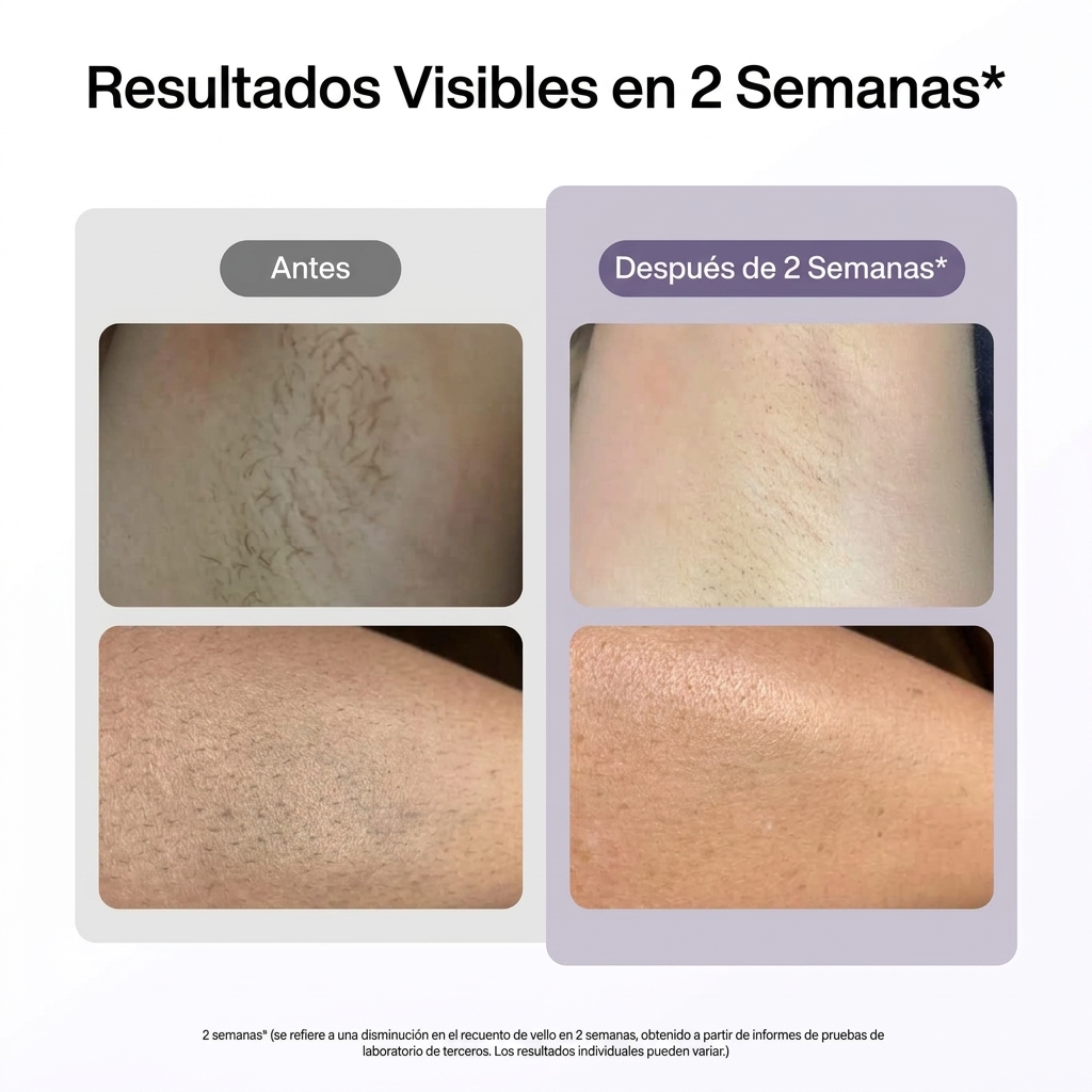 Depiladora IPL para Mujer y Hombre, Luz Pulsada para Depilación en Casa, Enfriamiento por Hielo, Sensor de Piel, 2 Luces, Modo SHR y Cuidado de la Piel