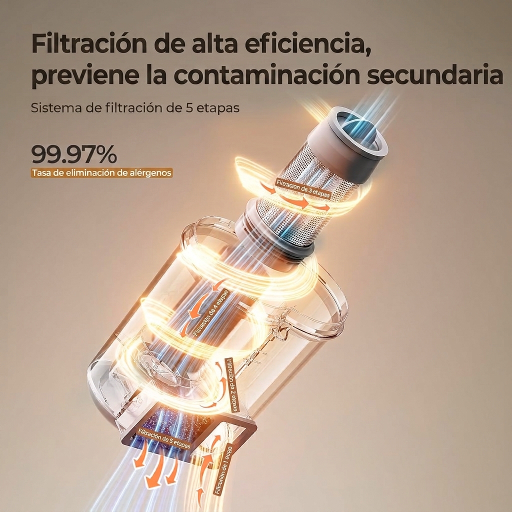 Aspiradora de ácaros con sensor de ácaros y pantalla LED inteligente, aspiradora de polvo de ácaros de 500 W con luz UV y ultrasonido, para alérgicos, elimina el 99,9 % de los alérgenos de colchones, camas y sofás