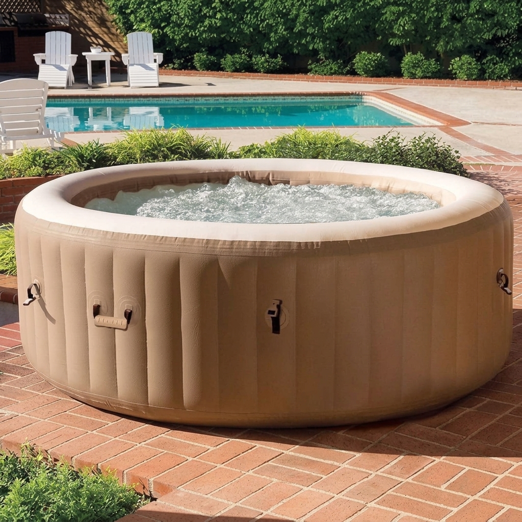 Spa hinchable Bubble Massage Sahara 4 personas