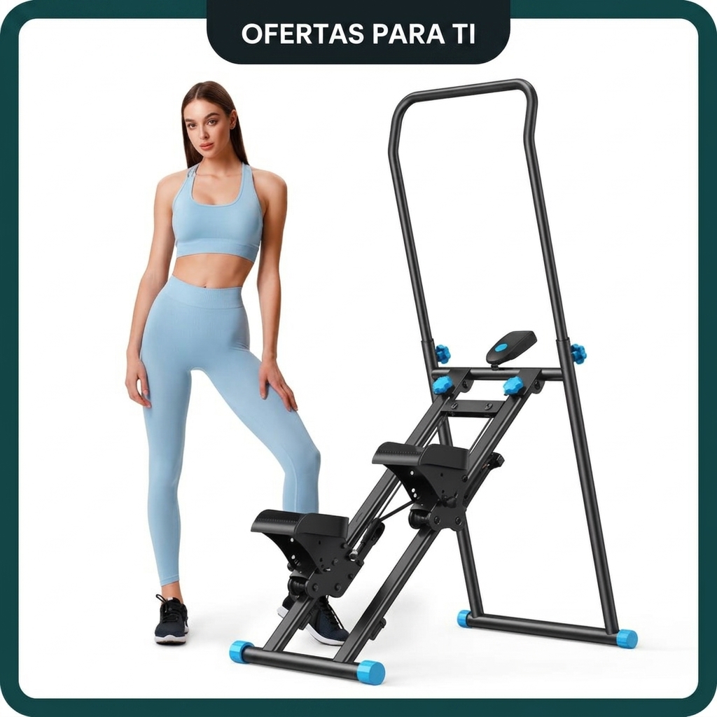 Manillar paso a paso de escalera con , pantalla LCD, capacidad de 300 libras, máquina de ejercicio trepadora para entrenamientos, equipo de Fitness para el hogar para mujeres y hombres