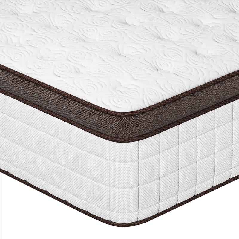 Los colchones híbridos, fabricados con espuma viscoelástica y resortes de alta calidad, ofrecen una firmeza media, brindan soporte lumbar y tienen un diseño ergonómico ideal para habitaciones familiares y hoteles. Muebles de regalo en caja (camas individu
