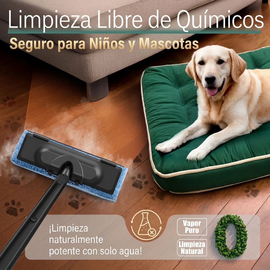 Limpiador a vapor de alta presiónde 1800 W - 28 accesorios