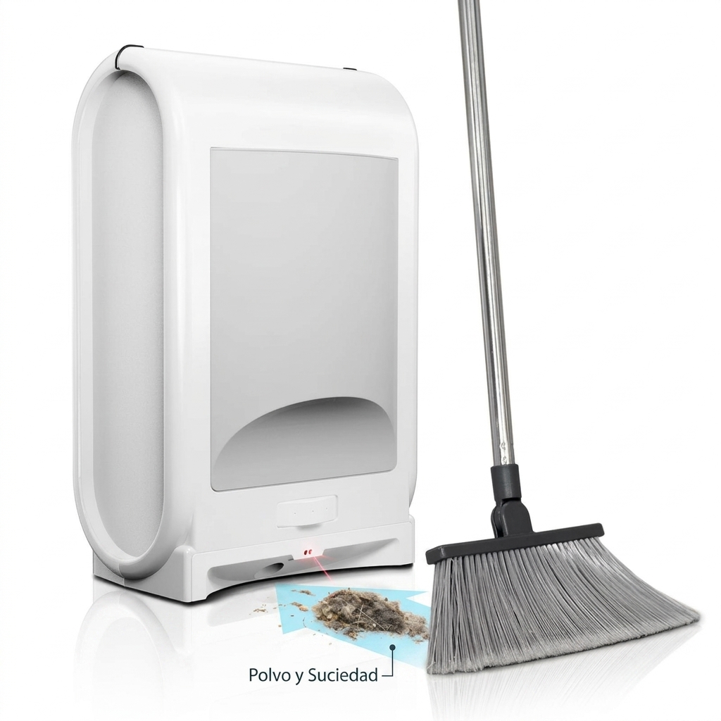 Aspiradora inteligente con sensor: 1400 W de potencia, 23 kPa de potencia de succión.