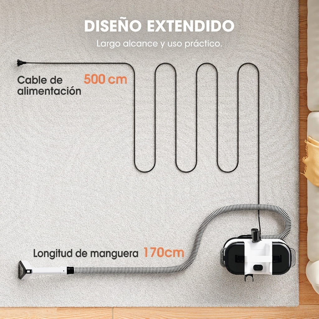 Máquina de limpieza de tapicería: limpieza profunda de sofás y alfombras