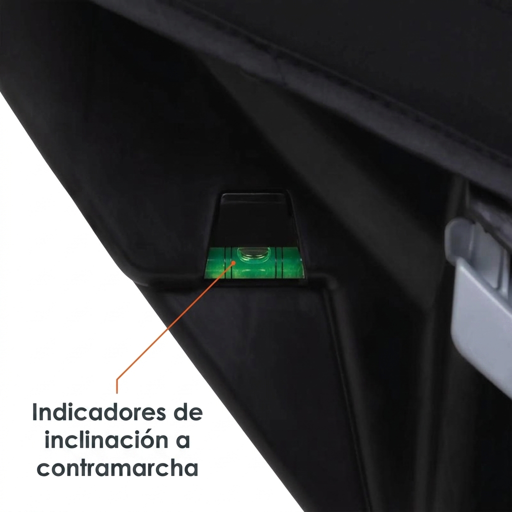 Silla de coche para bebé convertible ajustable 4 en 1 de alta gama con parasol integrado y protección contra impactos laterales.