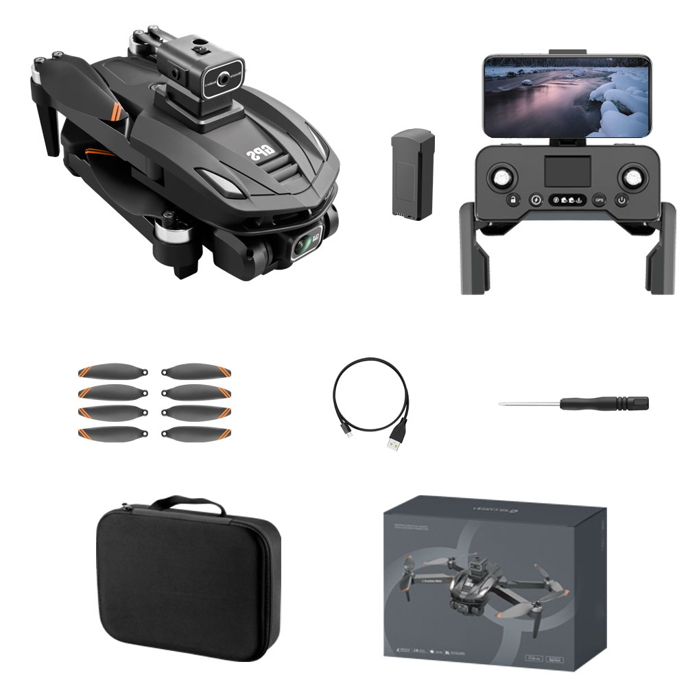 Drone con telecomando con schermo e GPS