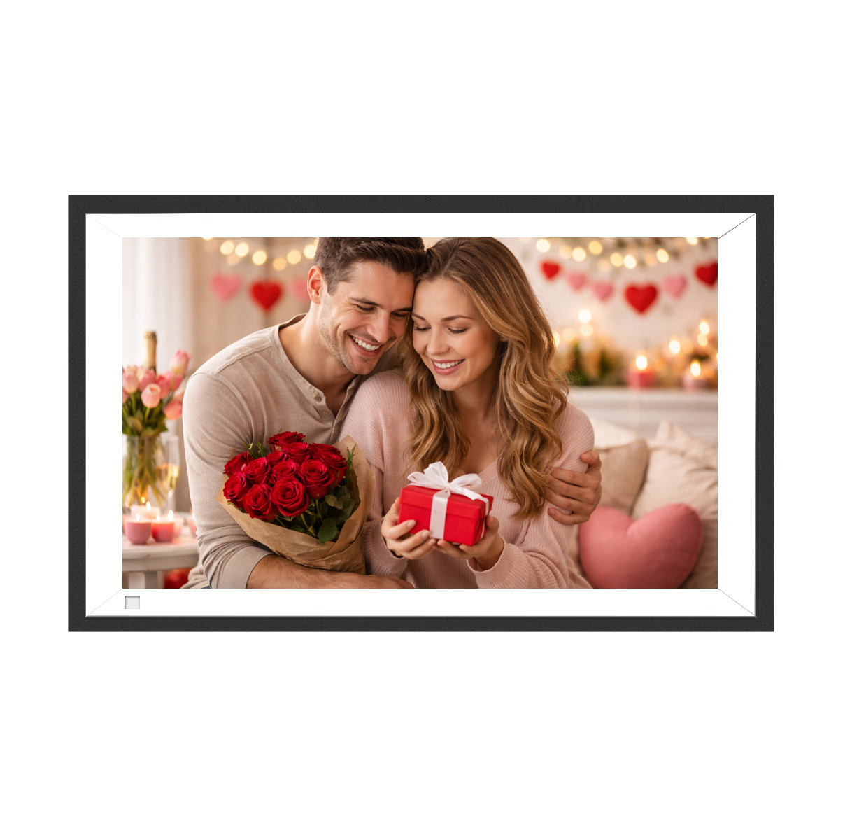 Cornice fotografica digitale intelligente Wi-Fi con schermo IPS HD