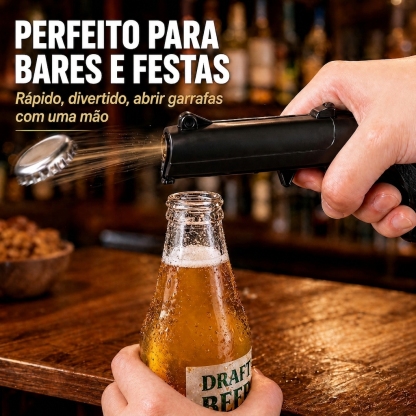 Abridor de Garrafas Criativo e Viral - 1 Unidade Design Divertido Perfeito para Reuniões em Família, Churrascos e Eventos ao Ar Livre