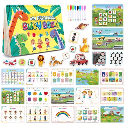 Preschool Busy Book🎅Best Christmas Gift for kids