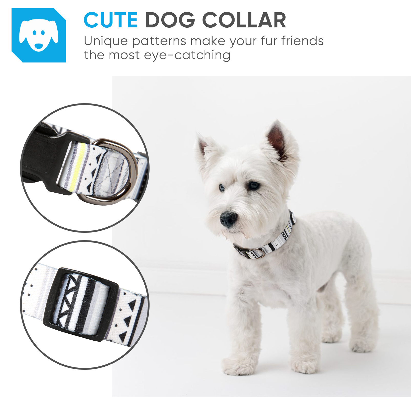 Dog Collar Anti-breakaway Adjustable Pet Supplies