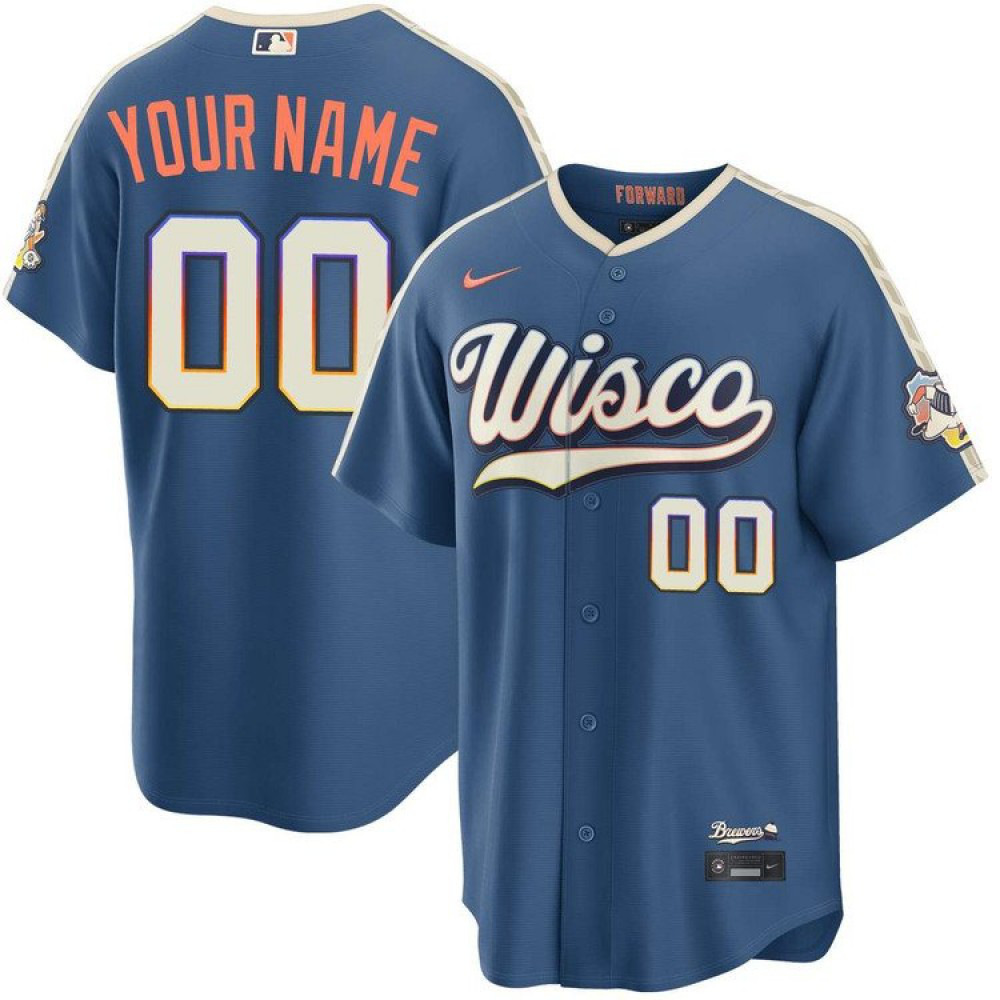 Men's Milwaukee Brewers 2026 Blue City Jersey
