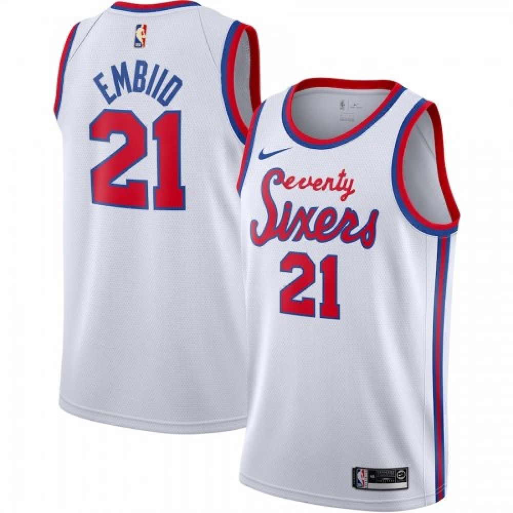 Men's Philadelphia 76ers White Swingman Jersey