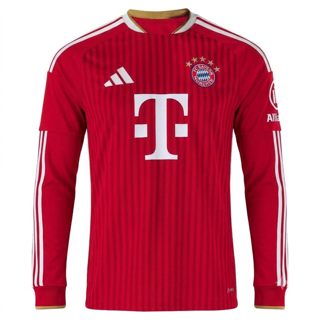 Men's Bayern Munich 2026/27 Home Long Sleeve Jersey
