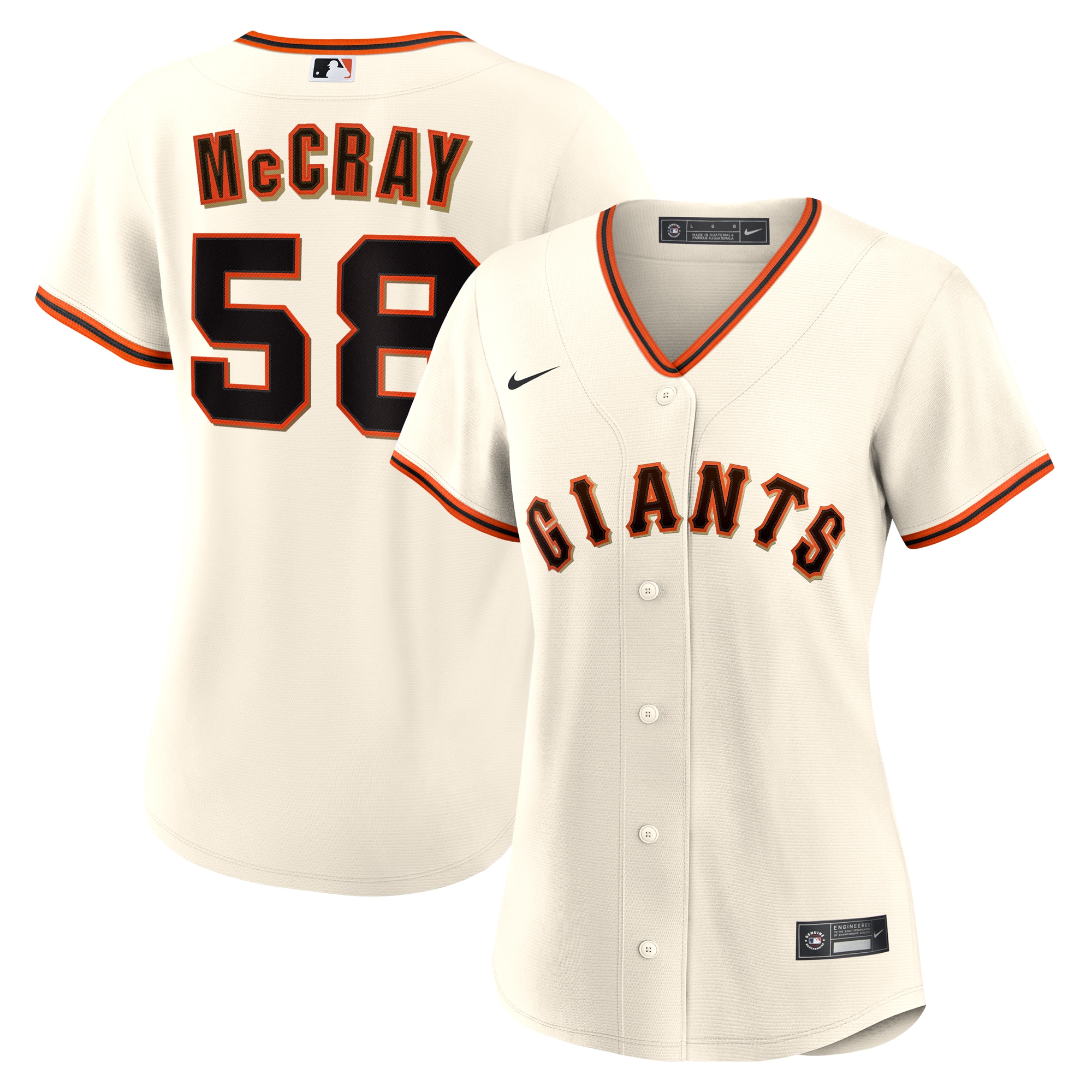 Men's San Francisco Giants Cream Replica Jersey