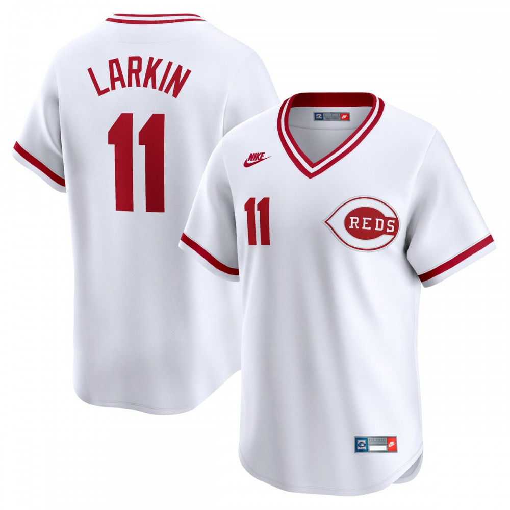 Kids' Cincinnati Reds White Throwback Limited Jersey