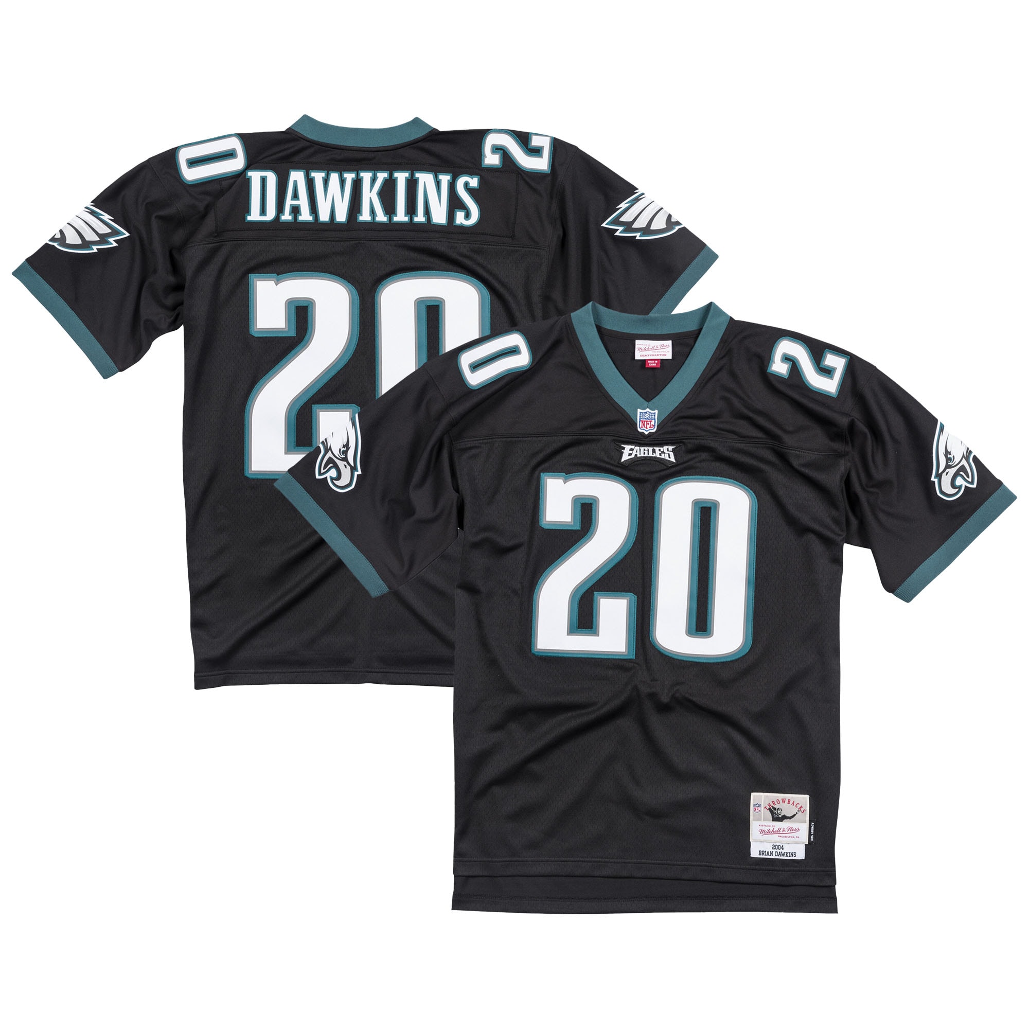 Men's Philadelphia Eagles Black Replica Jersey