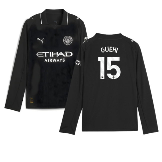 Men's Man City 2025/26 City Long Sleeve Jersey