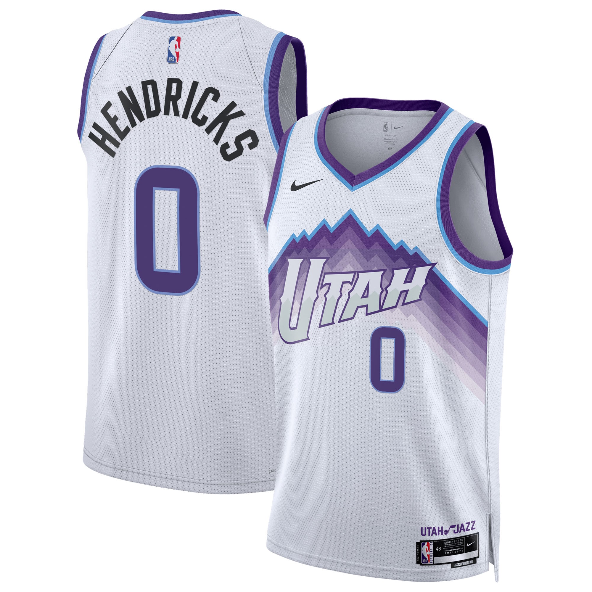 Kids' Utah Jazz White Swingman Jersey
