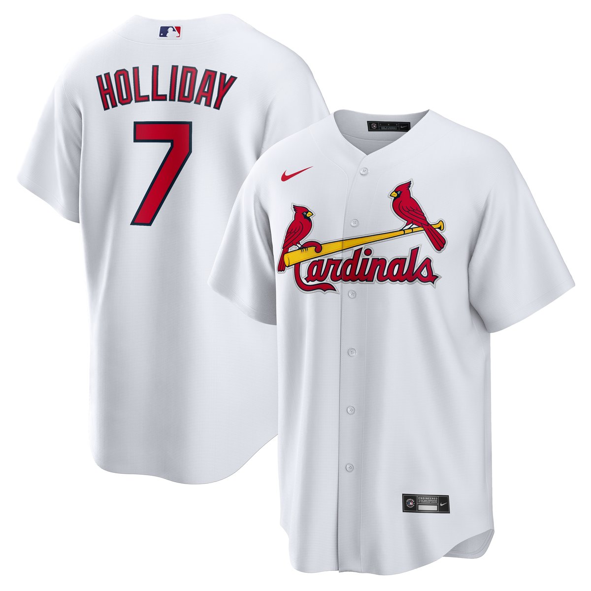 Kids' St. Louis Cardinals White Player Jersey