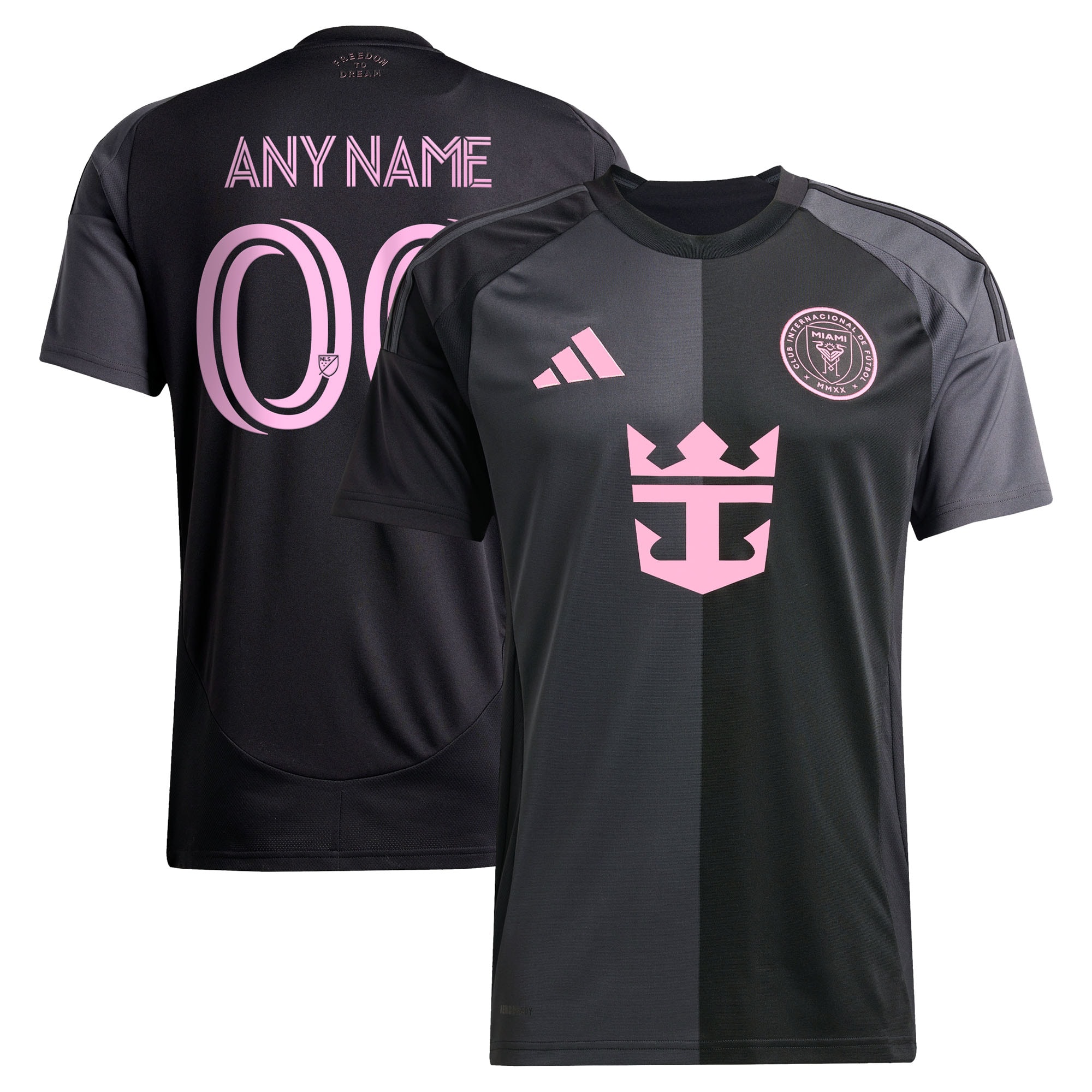 Men's Inter Miami 2025 Black Replica Kit