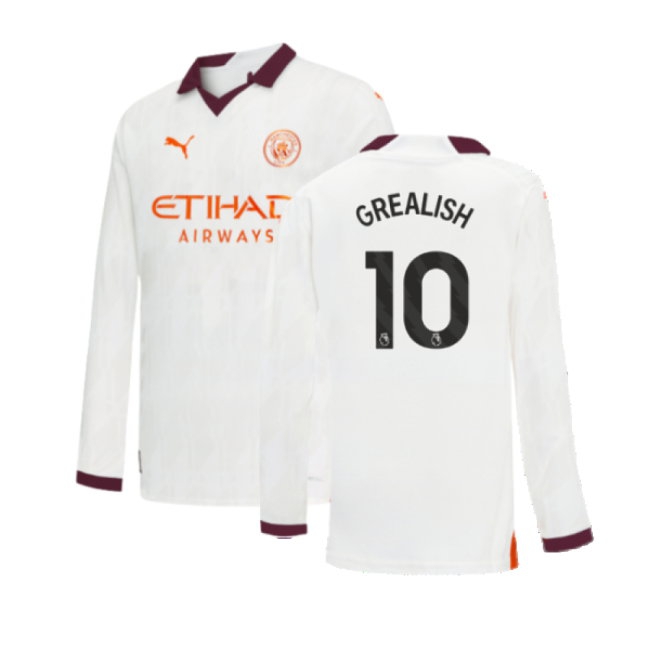 Men's Man City 2023/24 City Long Sleeve Jersey