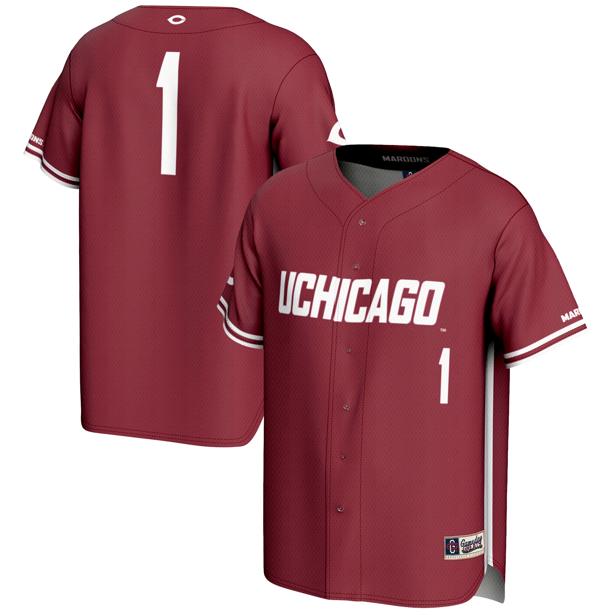 Men's UChicago Maroons Maroon Fashion Jersey