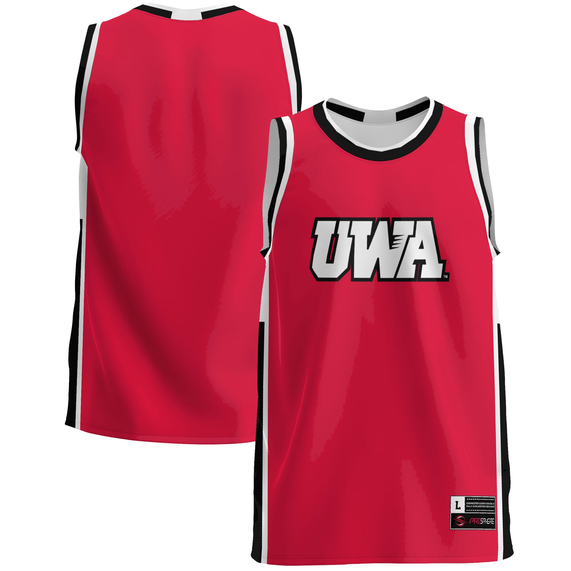 Men's West Alabama Tigers Red Jersey